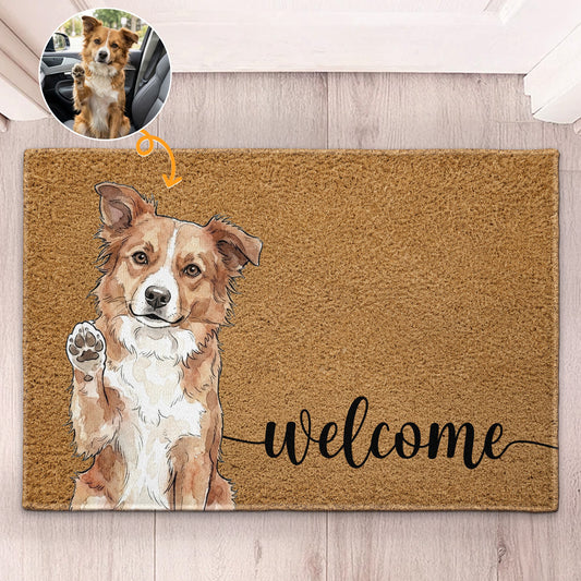 Welcome_Pet_Portrait_Watercolor_Art_Welcome_Mat_Personalized_Doormat_1