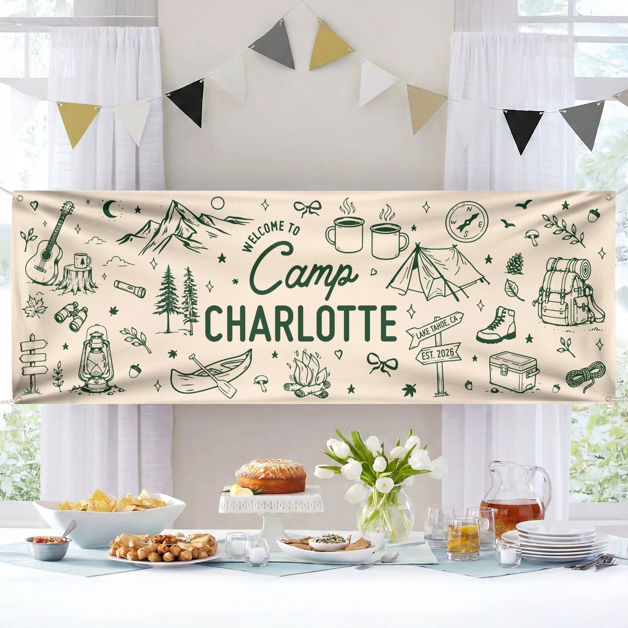 Welcome-To-Camp,-Camping-Party,--Camp-Bachelorette,-Party-Trip-Personalized-Banner-7