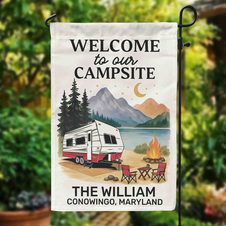 Welcome-To-Our-Campsite-Personalized-Flag-1