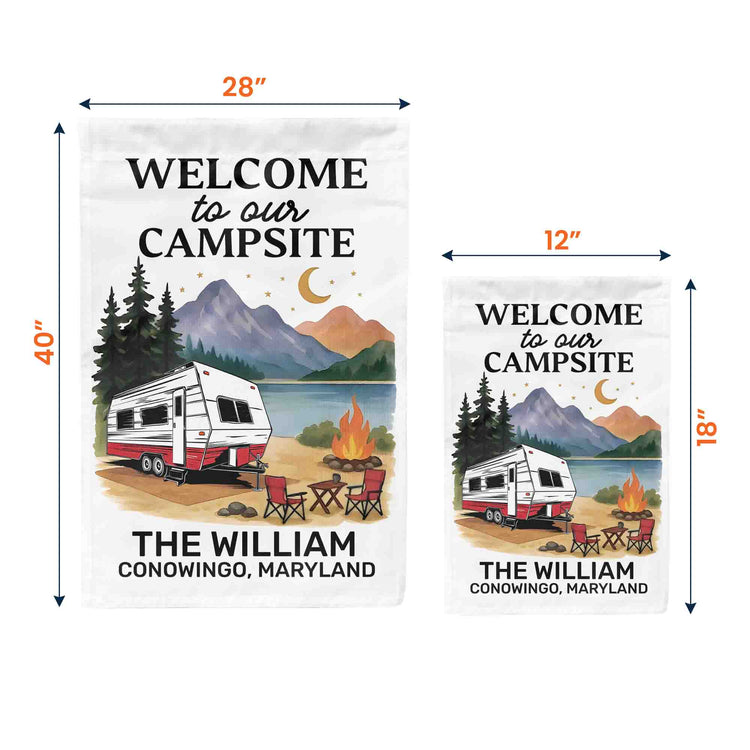 Welcome-To-Our-Campsite-Personalized-Flag-4