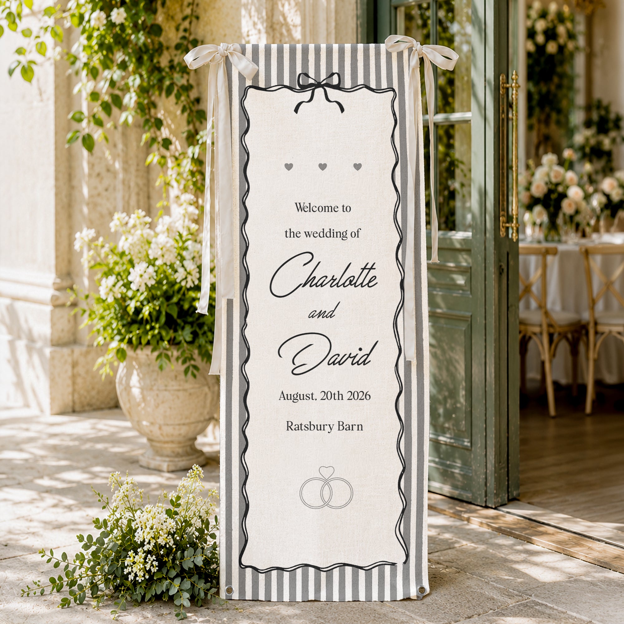 Welcome-To-The-Wedding-Of-Wedding-Sign-Striped-Style-Personalized-Welcome-Sign3