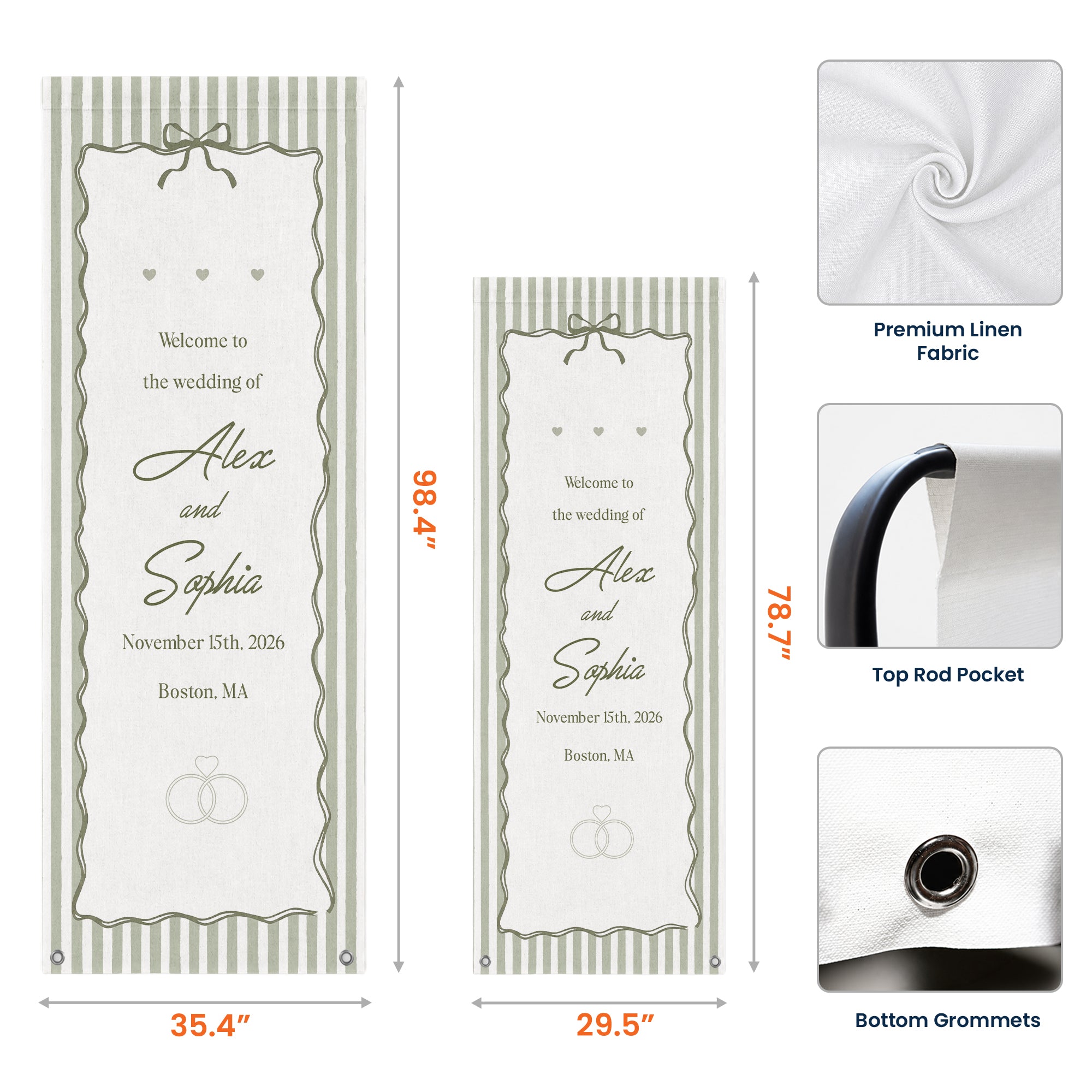 Welcome-To-The-Wedding-Of-Wedding-Sign-Striped-Style-Personalized-Welcome-Sign5