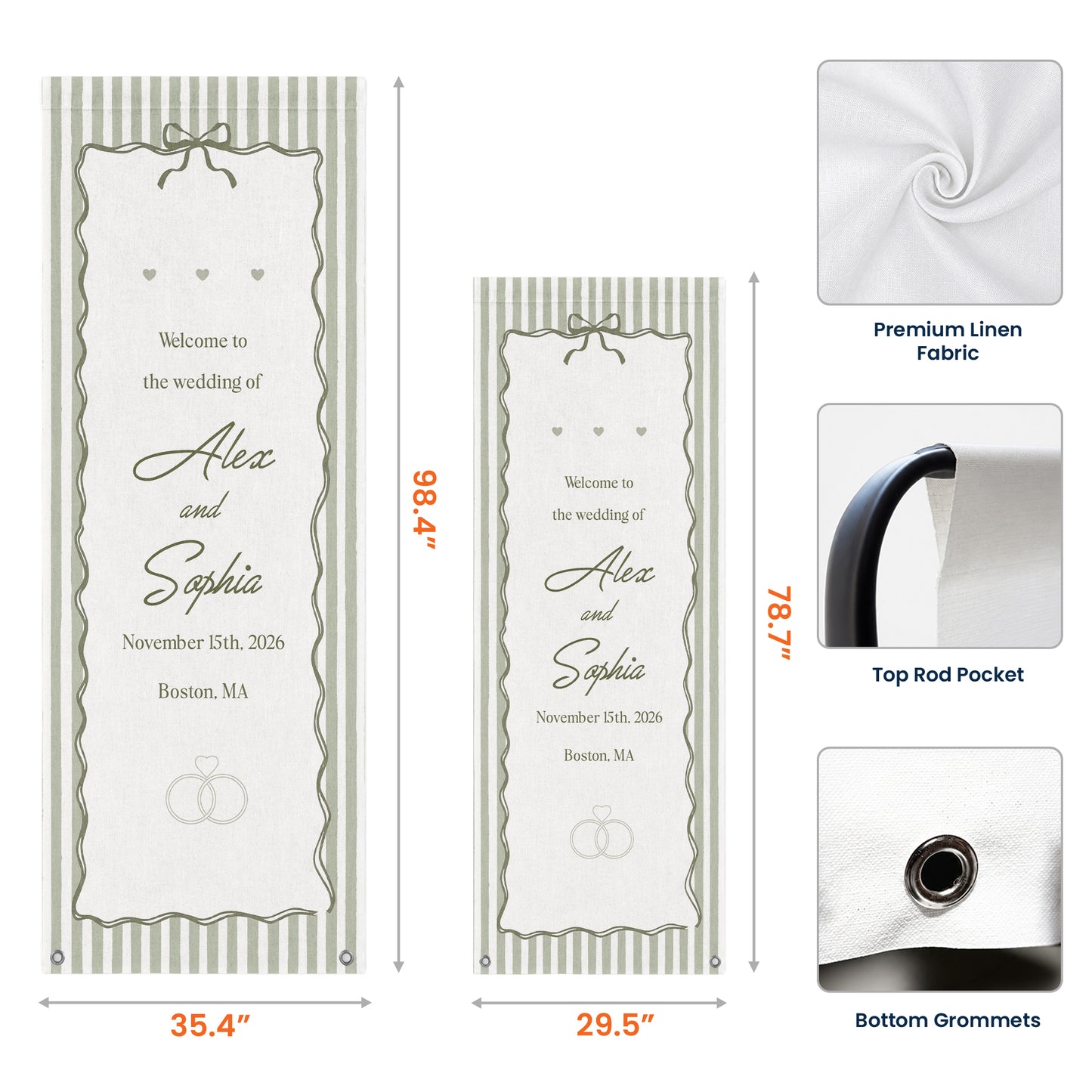 Welcome-To-The-Wedding-Of-Wedding-Sign-Striped-Style-Personalized-Welcome-Sign5