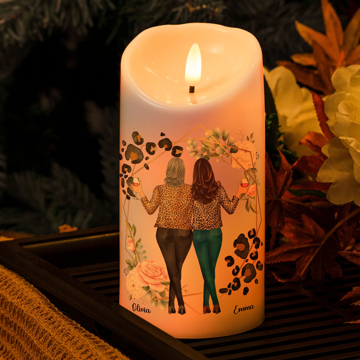 We’ll Be Friends Until We’re Old - Personalized LED Candle