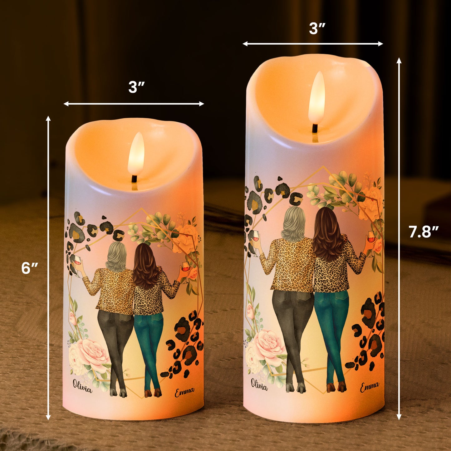 We’ll Be Friends Until We’re Old - Personalized LED Candle
