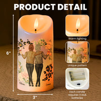 We’ll Be Friends Until We’re Old - Personalized LED Candle