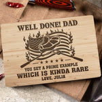 Well Done! Dad - Personalized Cutting Board