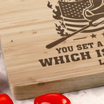 Well Done! Dad - Personalized Cutting Board