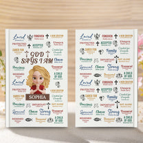 What God Says About You - Gifts For Christian Prayer - Personalized Hardcover Journal