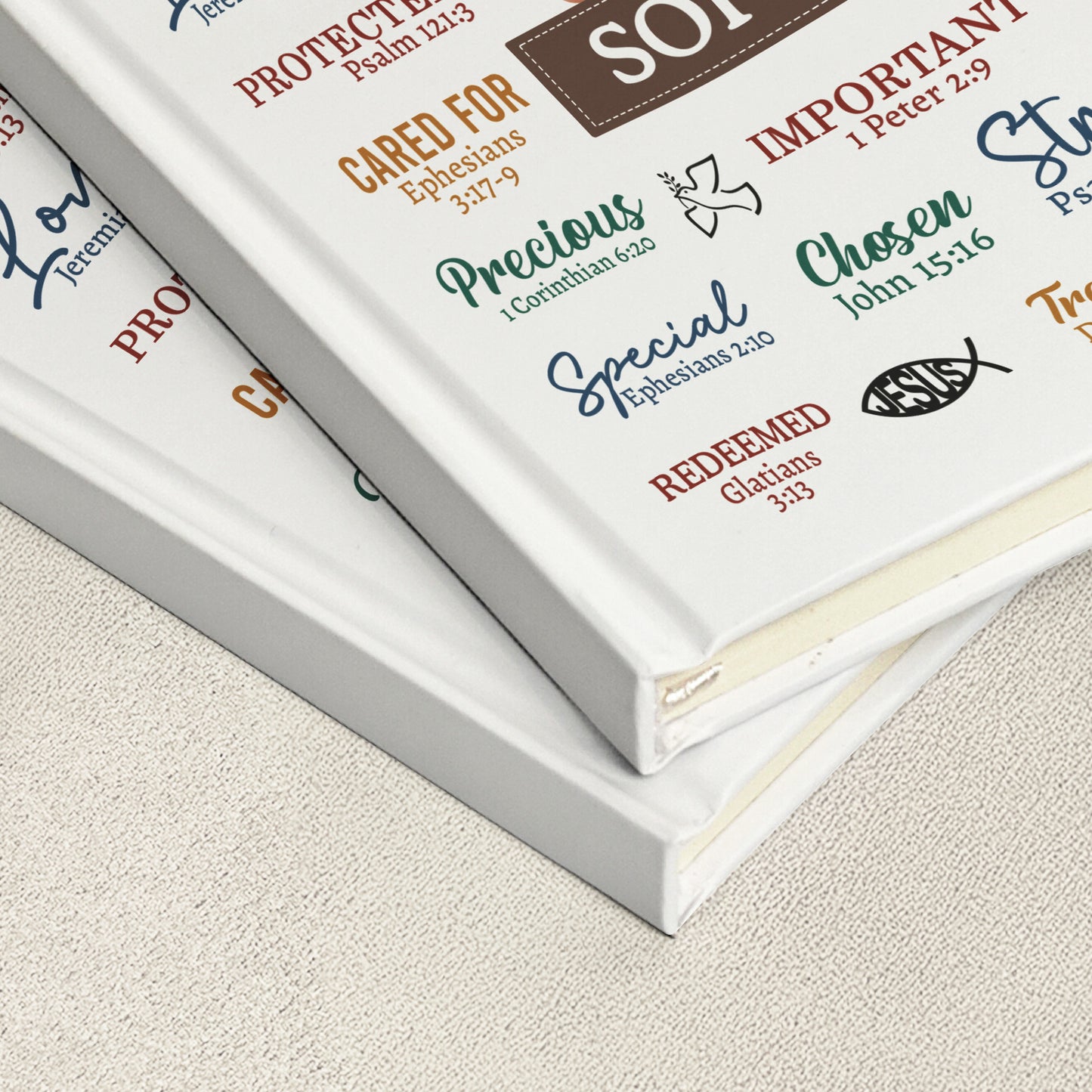 What God Says About You - Gifts For Christian Prayer - Personalized Hardcover Journal