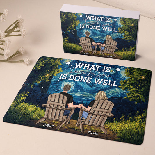 Whatever Is Done In Love Is Done Well - Personalized Jigsaw Puzzle