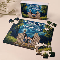 Whatever Is Done In Love Is Done Well - Personalized Jigsaw Puzzle