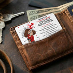 When I Say I Love You More Gift For Husband, Boyfriend, Gift For Him - Personalized Wallet Card