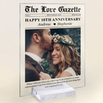 When I Tell You I Love You - Personalized Acrylic Photo Plaque