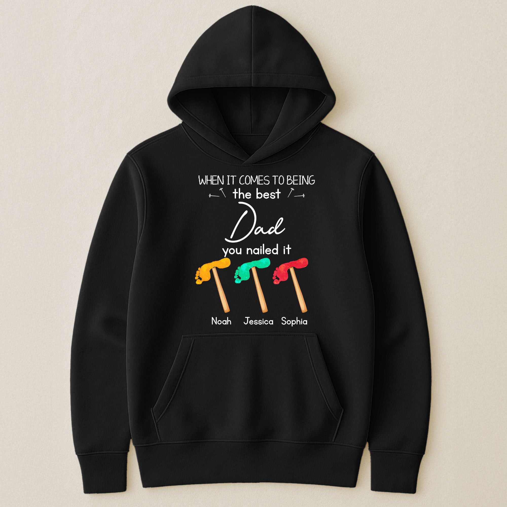 When It Comes To Being The Best Dad You Nailed It - Personalized Shirt