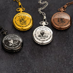 When Life Tries To Knock You Down - Personalized Pocket Watch