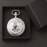 When Life Tries To Knock You Down - Personalized Pocket Watch
