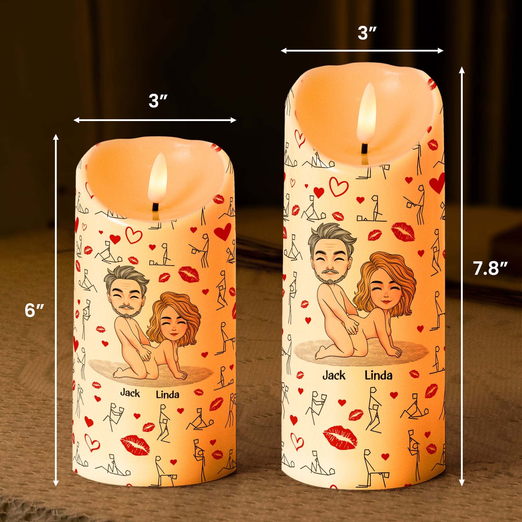 When This Candle Is Lit Give Me That D*ck New - Personalized LED Candle