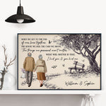 When We Get To The End Of Our Lives Together Old Couples - Personalized Poster