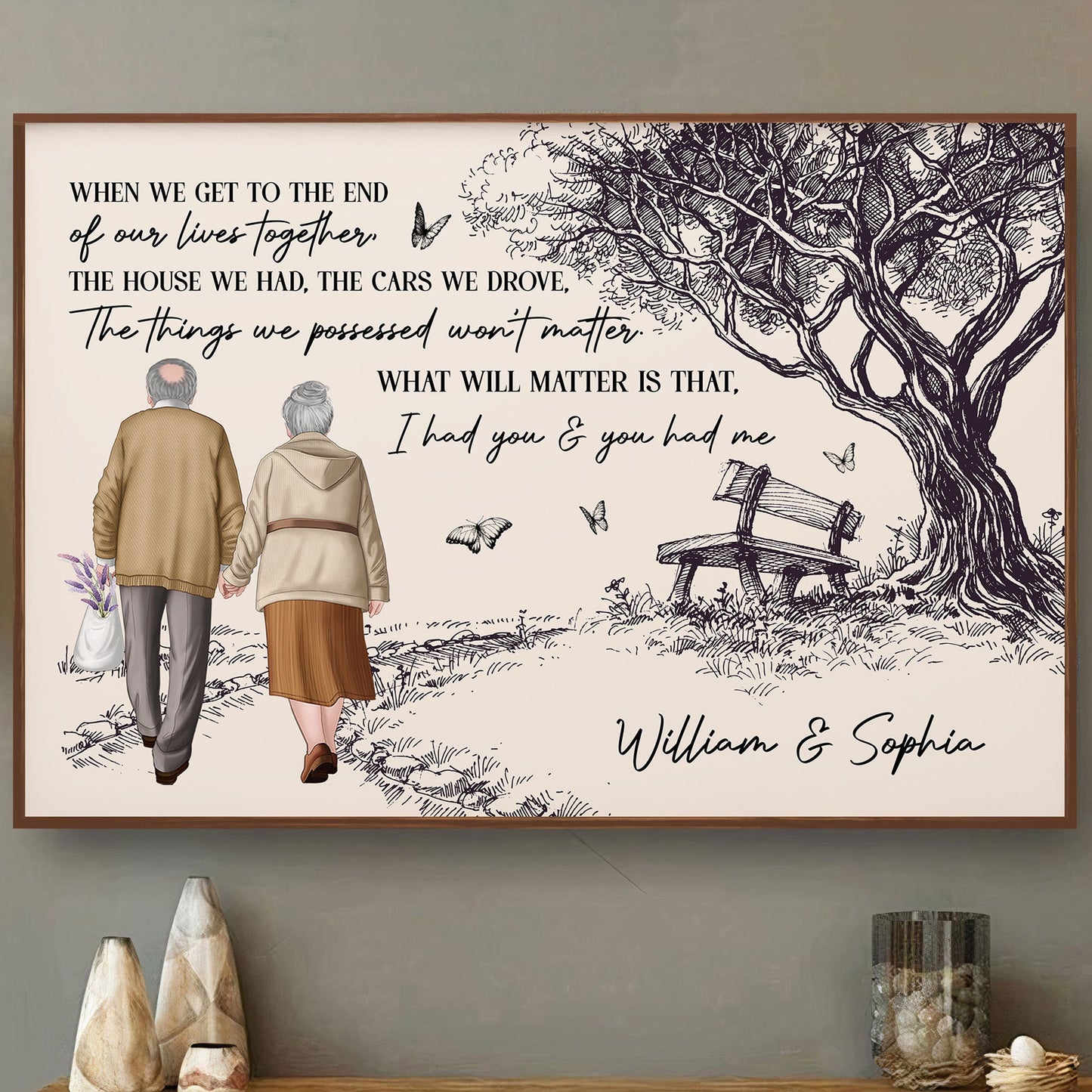 JennyGems Couple Gifts, When We Get To the End Of Our Lives Together I Had You and You Had Me Wooden Sign, Gift for Husband or Wife, Wall Hanging, Made in USA JennyGems Couple Gifts, When We Get To the End Of Our Lives Together I Had You and You Had Me Wooden Sign, Gift for Husband or Wife, Wall Hanging, Made in USA