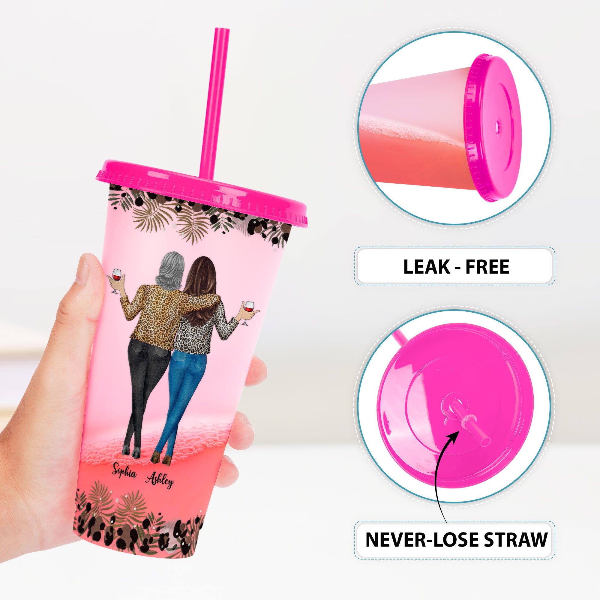 When We're Together, We Are Trouble - Personalized Color Changing Cup