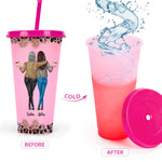When We're Together, We Are Trouble - Personalized Color Changing Cup
