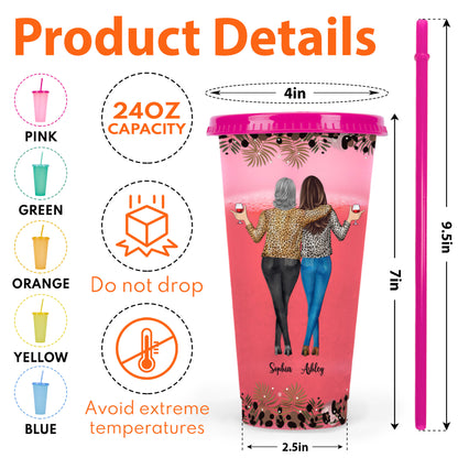 When We're Together, We Are Trouble - Personalized Color Changing Cup