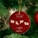 When You Are Family The Miles Don't Matter Long Distance Relationship Christmas - Personalized Ornament