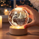 When You Miss Me Have No Fear Light This Up And Know I'm Here - Personalized Night Light