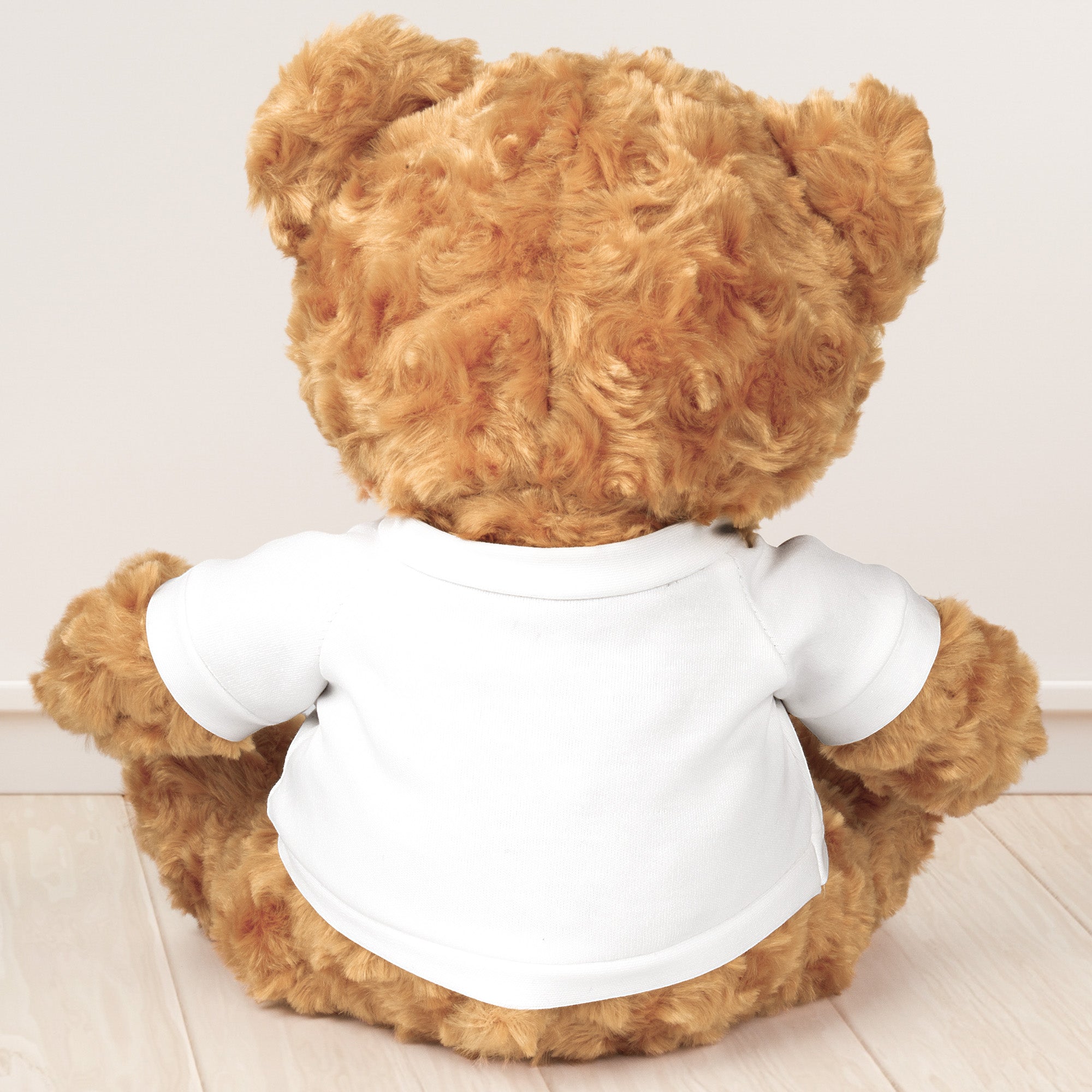 When You Miss Me Hug This Bear - Teddy Bear With Personalized Photo Shirt