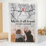 Where It All Began - Personalized Photo Building Brick