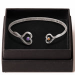 Wherever Life Takes You You'll Always Be My Daughter - Personalized Heart Bracelet