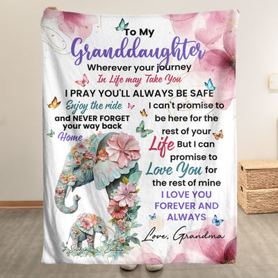 Wherever Your Journey In Life May Take You - Personalized Blanket