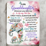 Wherever Your Journey In Life May Take You - Personalized Blanket