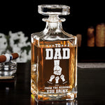 Decanter Gift For Dad From Reasons You Drink - Custom Decanter