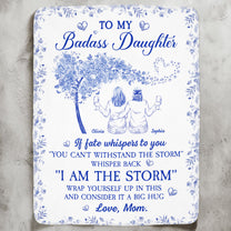 Whisper Back "I Am The Storm" - Personalized Blanket