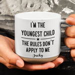 Who Makes The Rules Custom Name Mug For Siblings, Sons, Daughters - Personalized Mug
