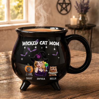 Wicked Pet Mom Halloween Gift For Pet Lover - Personalized Mug