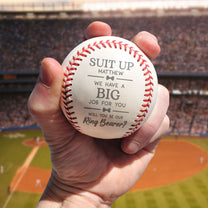 Will You Be Our Ring Bearer Proposal Wedding Gift - Personalized Engraved Baseball