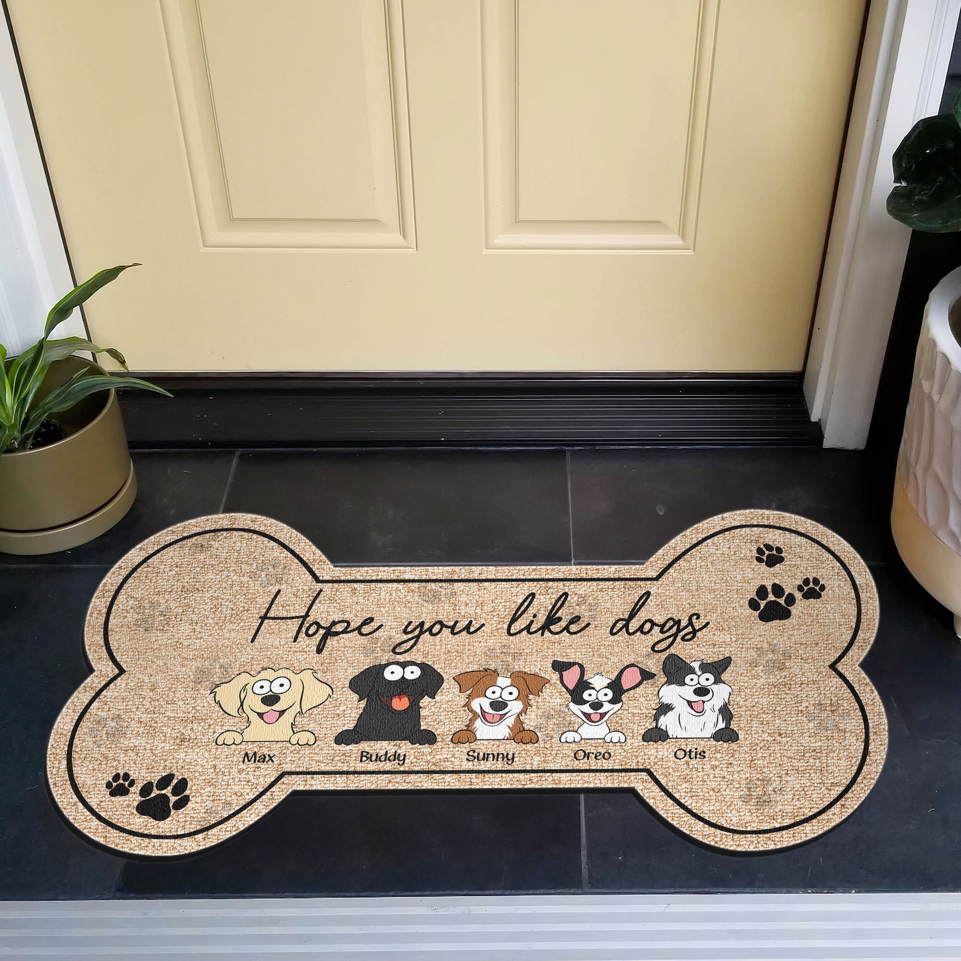 Custom Sized Area Rugs And Personalized Door Mats