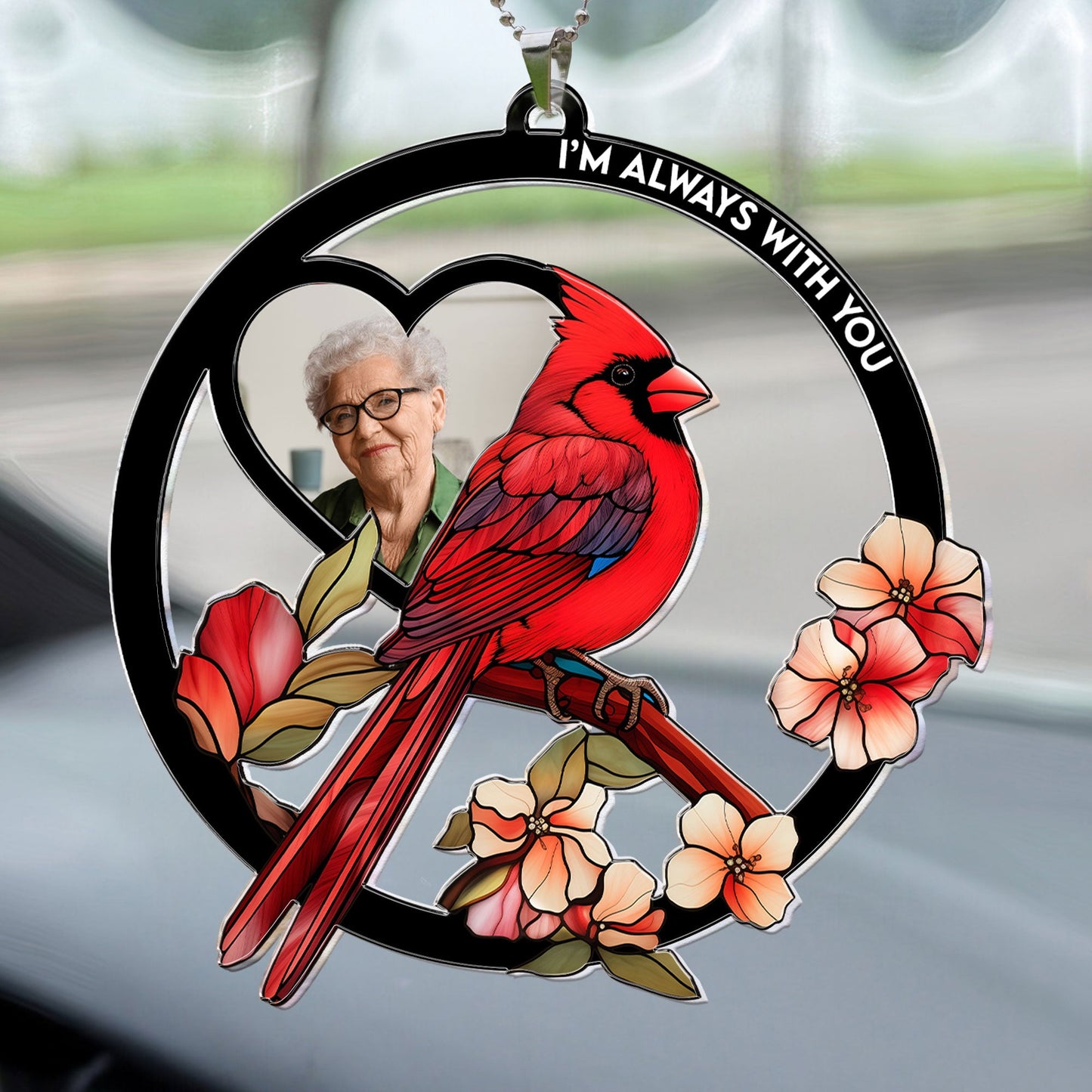 Have You In My Heart - Personalized Photo Car Ornament