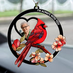 Have You In My Heart - Personalized Photo Rear View Mirror Accessory