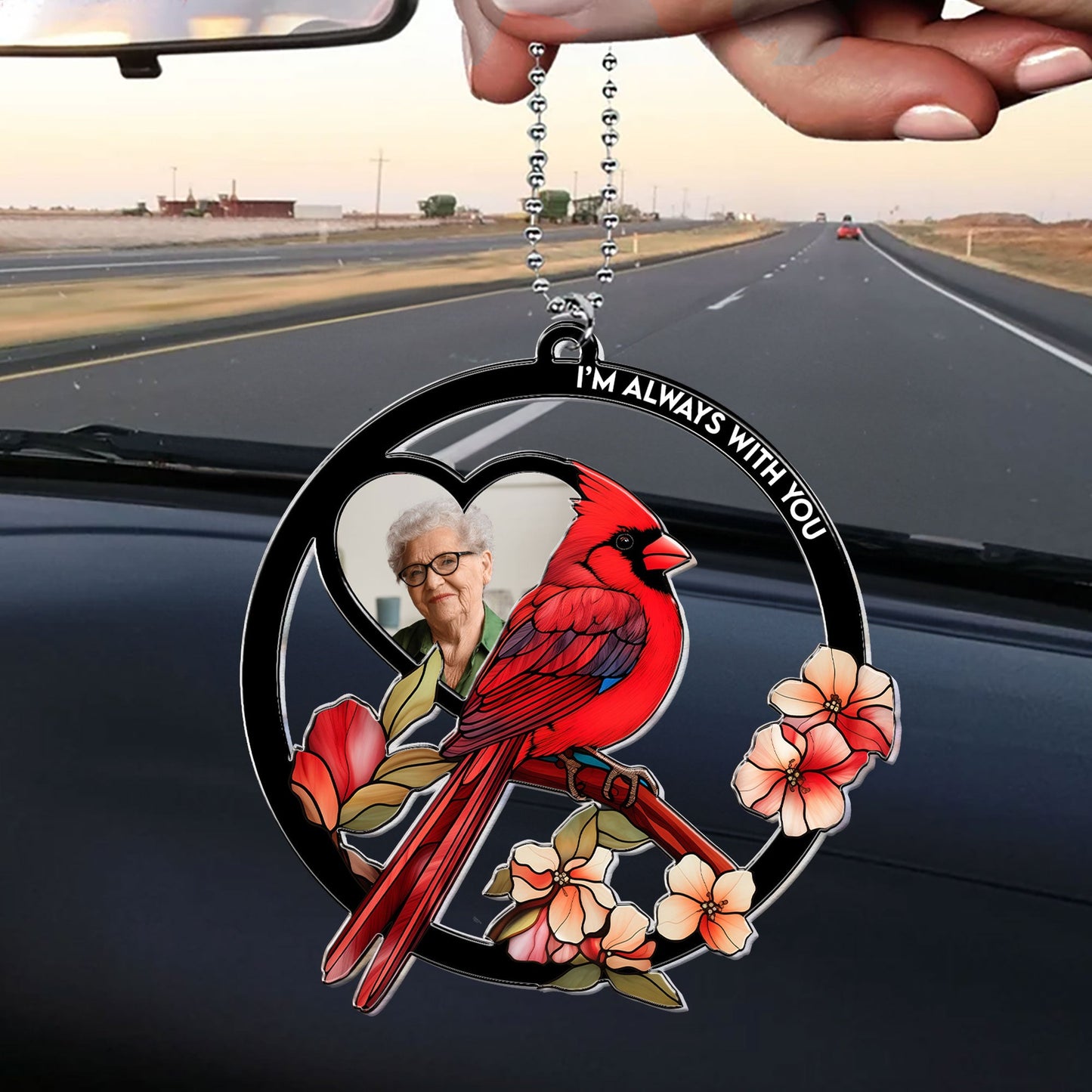 Have You In My Heart - Personalized Photo Car Ornament