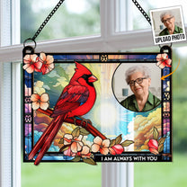 Wish You Were Here - Personalized Window Hanging Suncatcher Photo Ornament