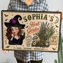 Witch-Herb-Garden-Personalized-Metal-Sign