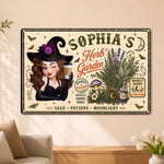 Witch-Herb-Garden-Personalized-Metal-Sign