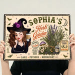 Witch-Herb-Garden-Personalized-Metal-Sign
