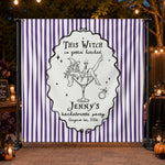Witches Bachelorette Party - Personalized Backdrop