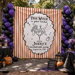 Witches Bachelorette Party - Personalized Backdrop