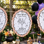 Witches Bachelorette Party - Personalized Garland Banner
